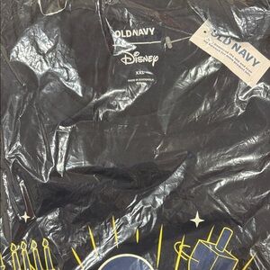 Old Navy Disney Women's Black Short Sleeve Tee
